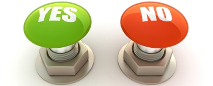 yes no buttons Leading Questions - One of the Top 10 Mistakes Survey Writers Make